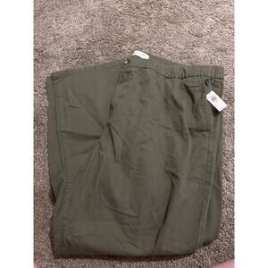 NWT Old Navy Olive Green Pants Womens Size XXXL Slim Built-In Flex